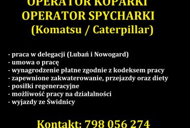 Operatorzy: Spycharka i Koparka